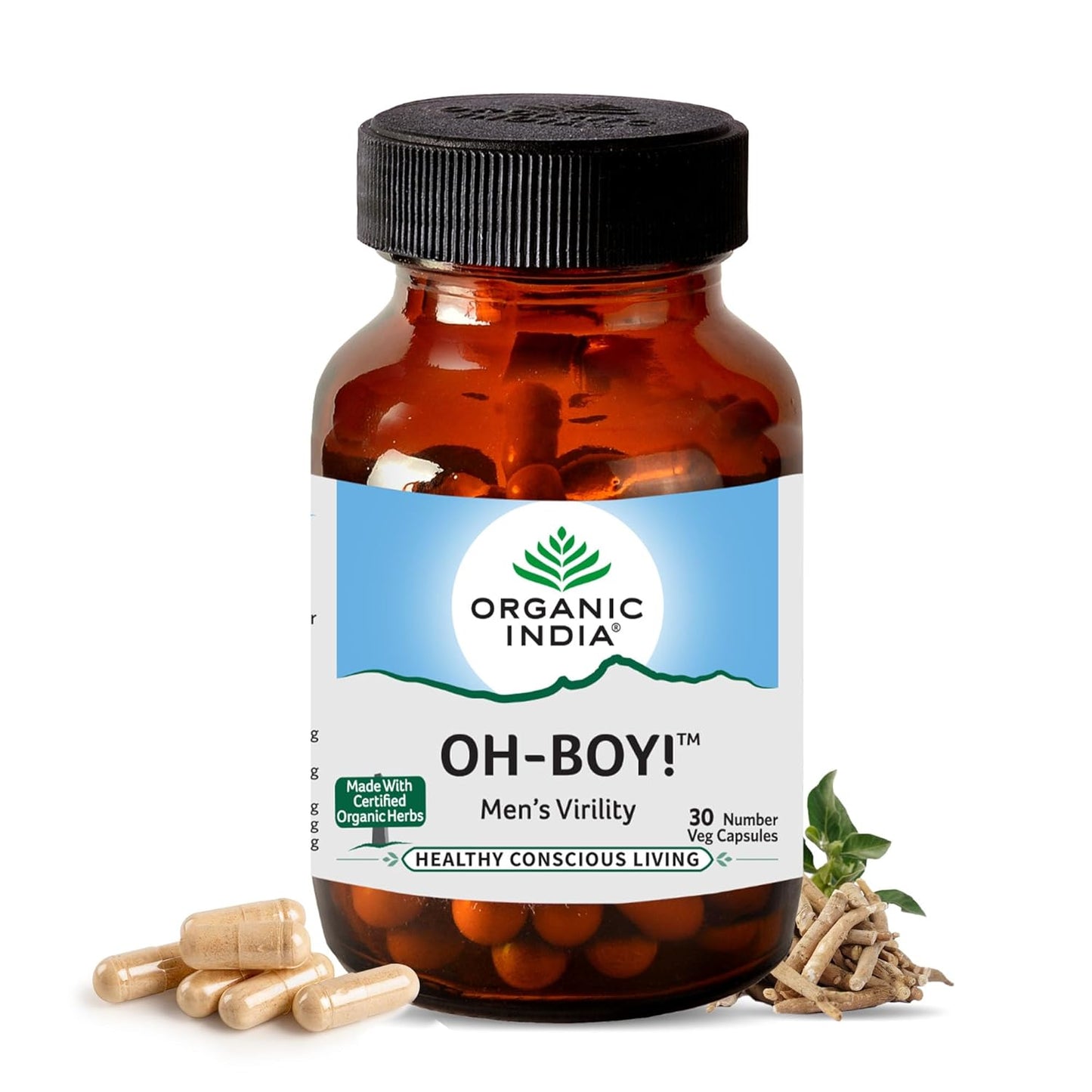 Organic India OH-Boy - 30 Veg Capsules