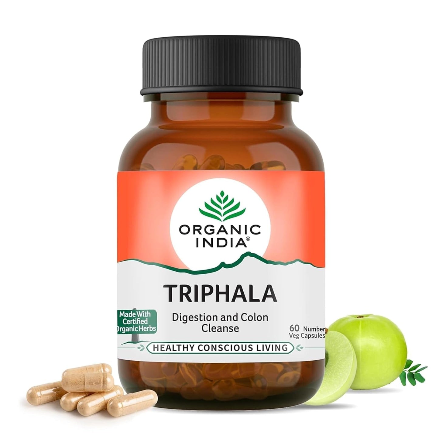 Organic India Triphala Capsules - 60 Caps