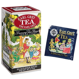 Mlesna Earl Grey Tea Luxury Foil Envelope 30 Tea Bags (60g)
