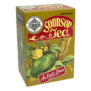 Mlesna Soursop Tea Carton (200g) – Flavored Ceylon Black Tea with Tropical Soursop