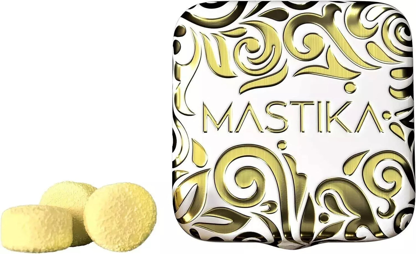 MASTIKA GUM Sugar Free Aspartame Free Long Lasting Mastic Flavor Pack of 12 PCS