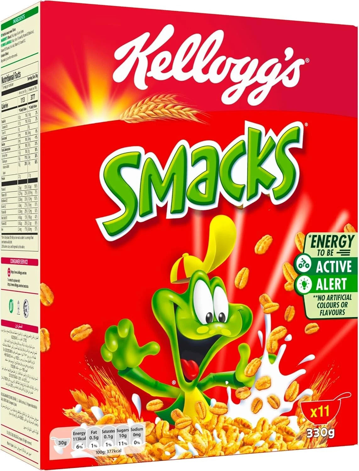 Kellogg's Cereal Flakes Collection – Smacks 330g