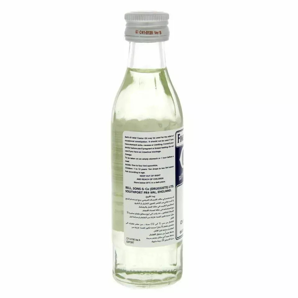 Aceite de ricino extraído en frío Bells Finest - 70 ml